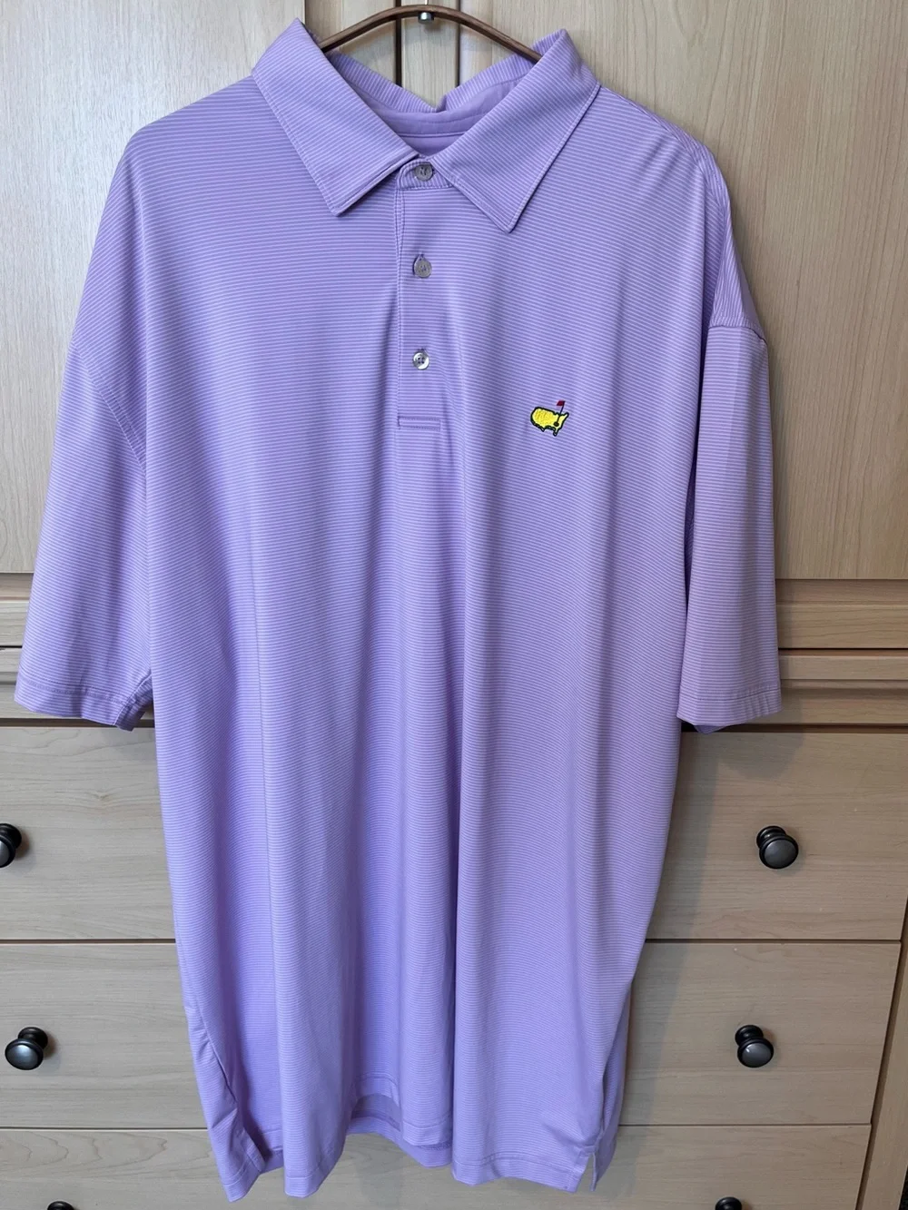 Masters XXL Golf Shirt, Lavender - Picture 2 of 6